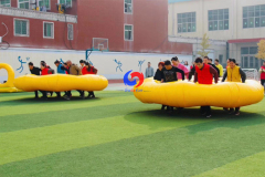 outdoor inflatable team building rabbit turtle race sports games toys corporate school activities equipment for sale
