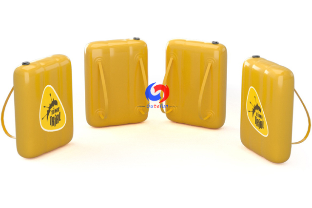 Inflatable team attraction "Mobile bridge" for active team building, corporate events, competitions