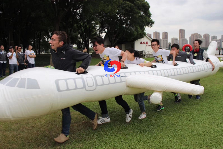 Inflatable team attraction "Aircraft Captain" "Turbulence in the plane" equipment for corporate and team building