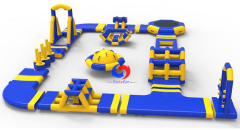 outdoor recreation customized modular commercial pool lake beach floating island inflatable water park