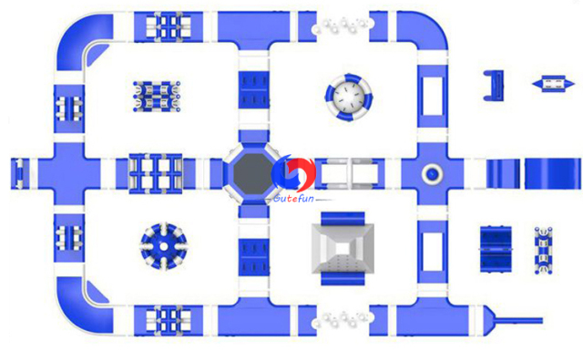 High Quality Commercial Floating Aqua Inflatable Water Parks equipment For Sale