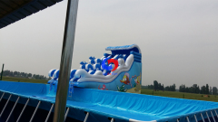 20m*10m*1.5m modular rectangular above ground steel frame metal wall swimming pool for Swimming lessons