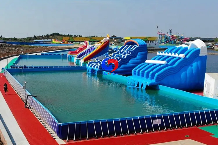 Gutefun factory price large intex bestway steel pro max above ground self supporting swimming pool manufacturer
