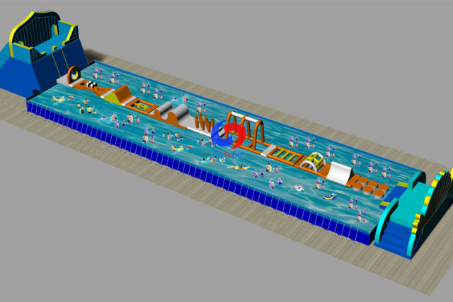easy to install movable 200ft large outdoor metal frame above ground swimming pool water park manufacturers