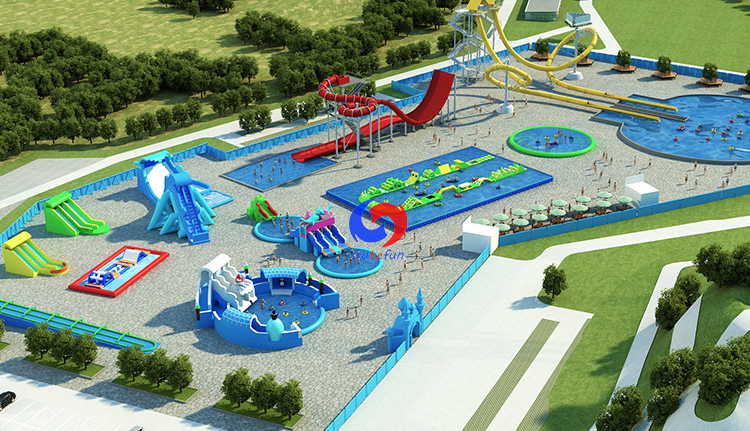 very fast delivery portable big swimming pool inflatable slide swimming pools games equipment to make water games event