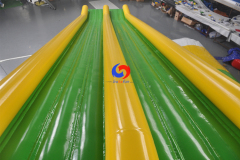 Factory Sale big adult kids dual lane airtight floating waterslide inflatable swimming pool water slides for inground pools