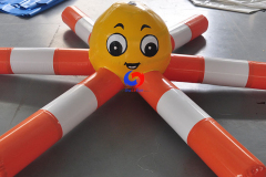Commercial Pools/Aquatic Centres Parks Sealed Floating Large Inflatable rotating octopus Starfish Sea Star Water Toys