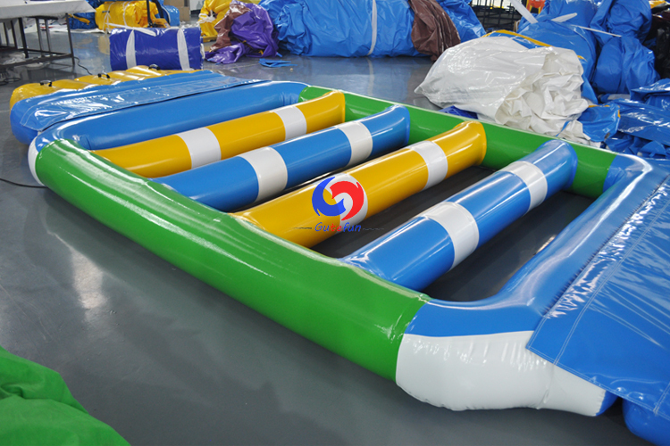 awesome summer fun adults kids pool inflatables floating bridge aquatic toys pool water games for commercial pools