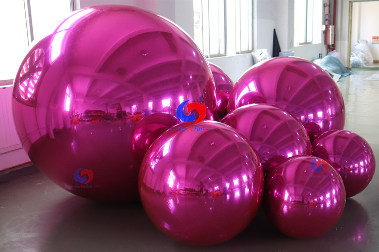 60cm 90cm 1m 2m giant pvc bouncing balls shiny colour inflatable balls big shiny inflatable balls pink