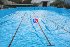 China No.1 large rectangular metal frame swimming pool adult metal frame above ground pool for swim training