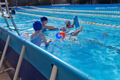 25m large outdoor school swim pool commercial square above ground swimming pool with sand filter pump complete system