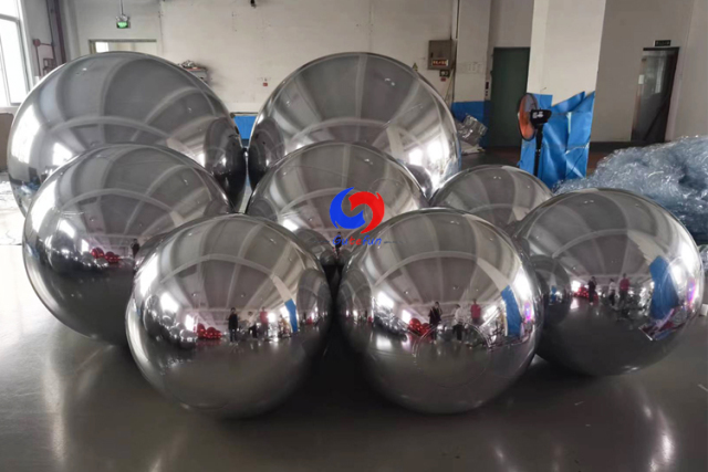 purchase Christmas decor silver mirror balls ornaments complementary element Big shinny balls is best choice