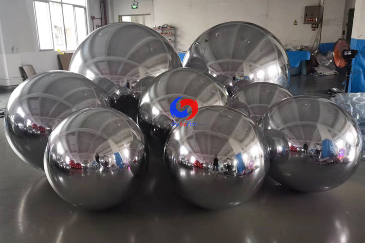 purchase Christmas decor silver mirror balls ornaments complementary element Big shinny balls is best choice