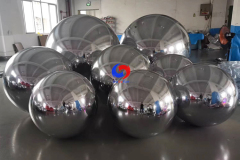 purchase Christmas decor silver mirror balls ornaments complementary element Big shinny balls is best choice
