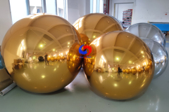 DJ & Lighting Photo Station event stylist decor iridescent/silver/gold/clear chrome bubble big shiny balls & balloons