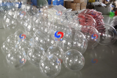 Events Decor Big Inflatable clear PVC ball White Grey Black holographic clear color Bubble giant inflatable balls