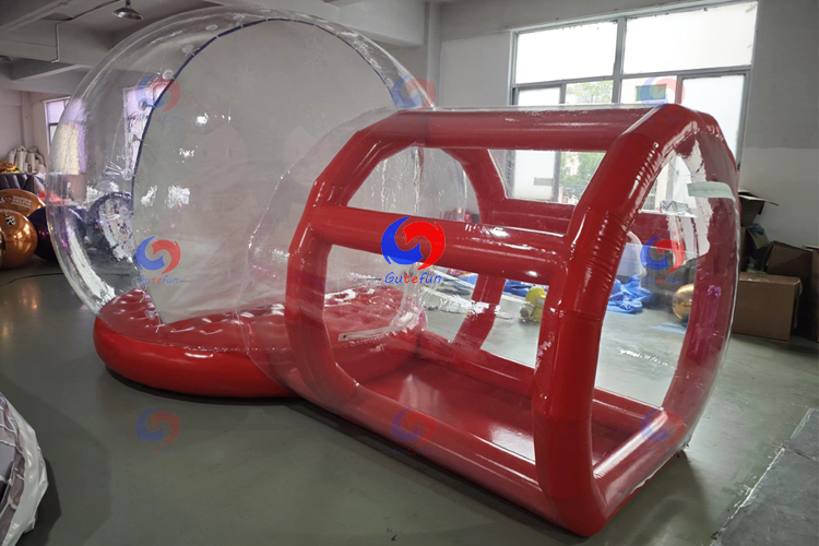 kids favorite Christmas party event balloon decoration Inflatable bubble tent house inflatable snow globe bubble house
