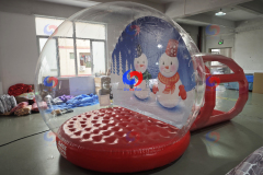 kids favorite Christmas party event balloon decoration Inflatable bubble tent house inflatable snow globe bubble house