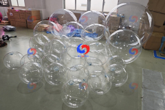 New modern affordable luxury giant clear PVC bubble balls/big shiny spheres/for event balloons backdrop decorator artist