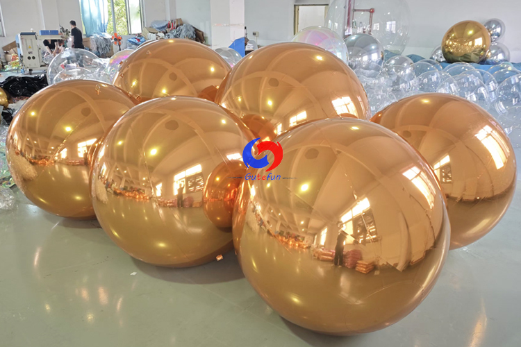 versatile range sizes Reflect light beautifully gold shiny balls bubble balls for toddler bubble party