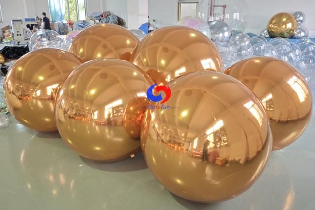 versatile range sizes Reflect light beautifully gold shiny balls bubble balls for toddler bubble party