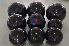 Luxe Big Shiny Black Inflatable Mirror Balls for Milestone Celebration Birthday Party Events Backdrops Decoration