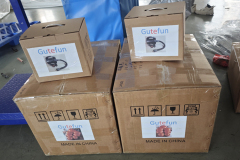 Birthday party events decorations big shiny balls dark orange inflatable mirror finish balls for sale