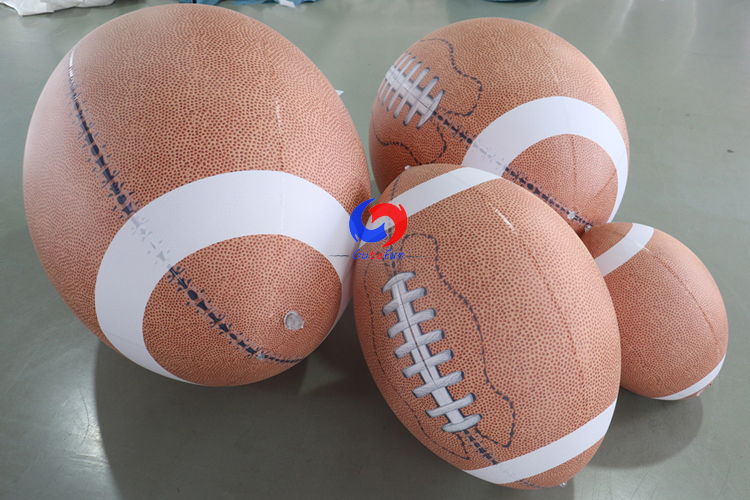 Sport theme birthday party decorations large custom inflatable football ...