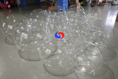TOP hanging Point giant clear PVC balls for stage designer
