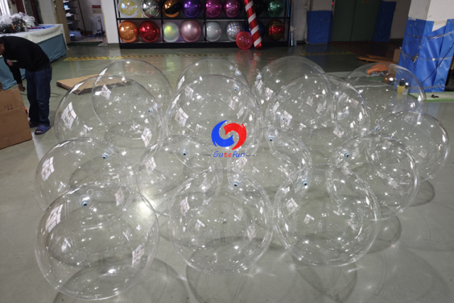 TOP hanging Point giant clear PVC balls for stage designer