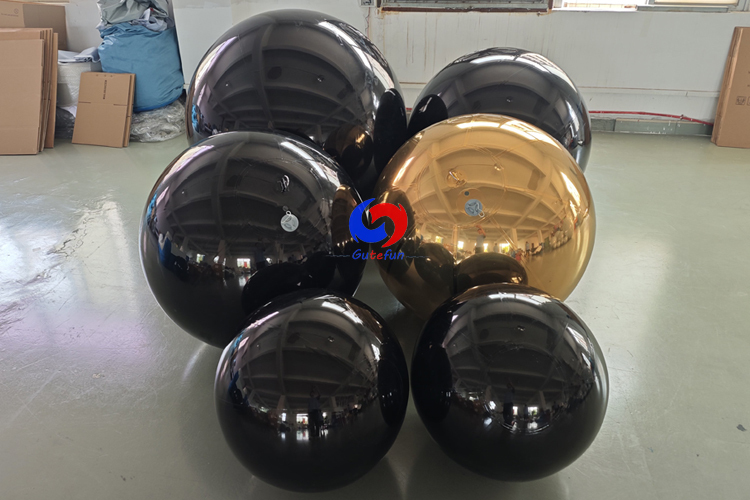 The black shiny balls represents mystery and infinity