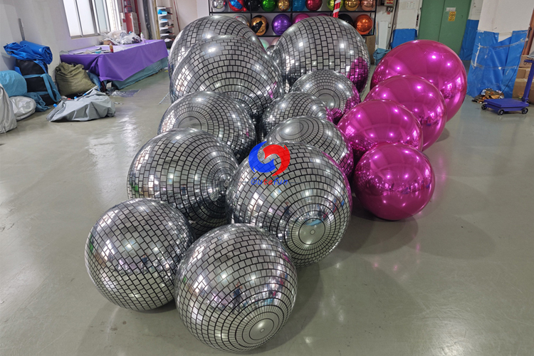 Large Events Fantastic Decorations KTV Birthday Party Decor Silver Disco Shiny Balls