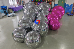 Large Events Fantastic Decorations KTV Birthday Party Decor Silver Disco Shiny Balls