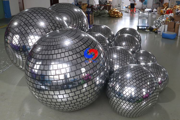 Large Events Fantastic Decorations KTV Birthday Party Decor Silver Disco Shiny Balls