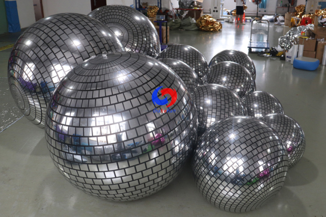 Large Events Fantastic Decorations KTV Birthday Party Decor Silver Disco Shiny Balls
