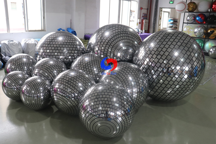 Large Events Fantastic Decorations KTV Birthday Party Decor Silver Disco Shiny Balls