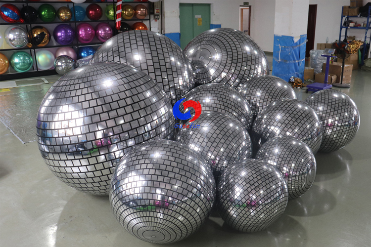 Large Events Fantastic Decorations KTV Birthday Party Decor Silver Disco Shiny Balls