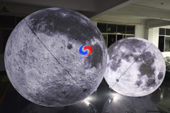 Giant 2m / 3m moon planet / Large inflatable moon model with light