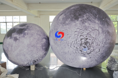 Giant 2m / 3m moon planet / Large inflatable moon model with light