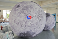 Giant 2m / 3m moon planet / Large inflatable moon model with light