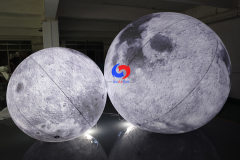 Giant 2m / 3m moon planet / Large inflatable moon model with light