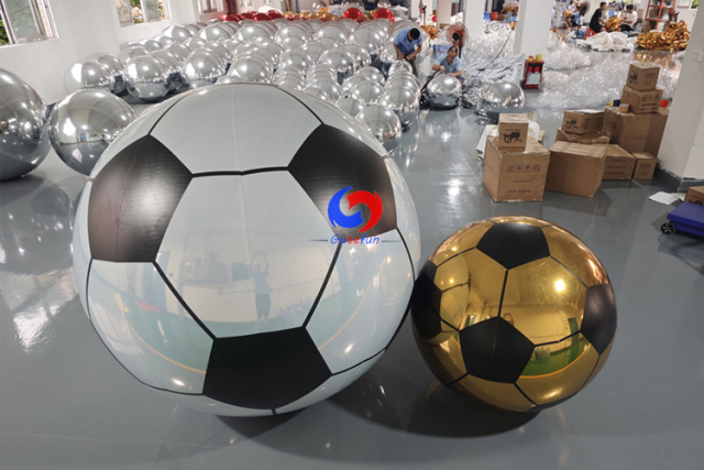 Giant Soccer shiny balls