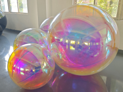 Luxury commercial party events birthday decor reusable iridescent / pearl shiny balls for sale