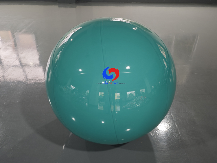 Eye-catching Custom giant dark green balls inflatable balloons for large party events backdrop decorations