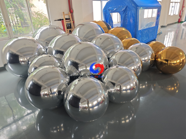 Luxury backdrops decor Reusable Giant Gold + silver big shiny balls bundles