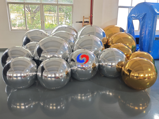 Luxury backdrops decor Reusable Giant Gold + silver big shiny balls bundles