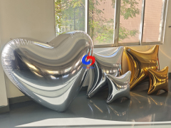 Silver heart + Silver Quadrangle Stars + Gold Quadrangle Stars