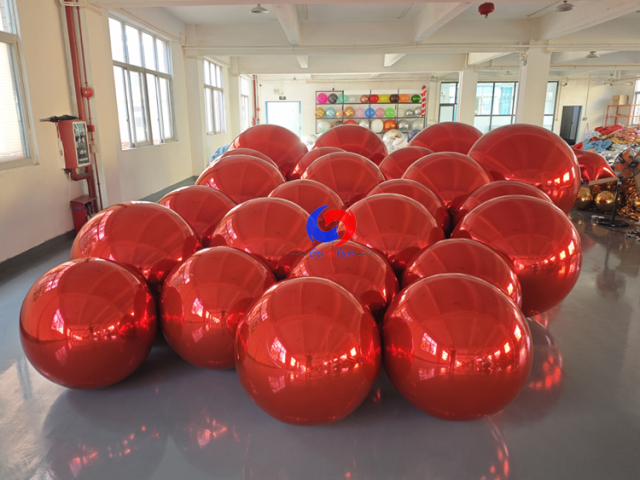 Red shiny balls for luxury party events decorations