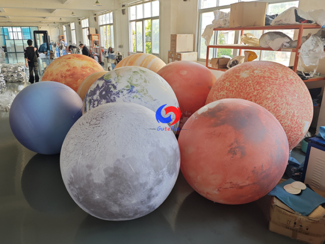 Custom giant inflatable planets model Jupiter /mars /Neptune /moon / sun / earth /wenus inflatable planets