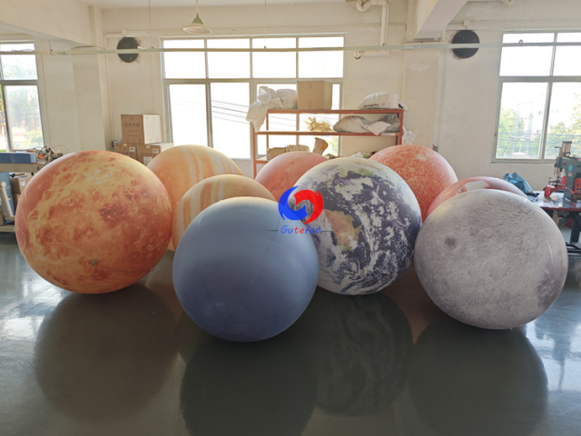Custom giant inflatable planets model Jupiter /mars /Neptune /moon / sun / earth /wenus inflatable planets